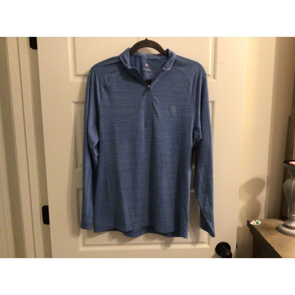 Travis Mathew 1/4 Zip Pullover‎ Fresh Energy Golf Shirt Stretch Men's Size Small
